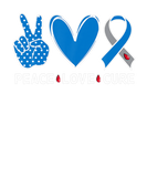 Discover Diabetes Warrior Awareness S Blue Peace Love Cure