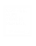 Discover Coffee. WiFi. Teach. Repeat  (Navy)