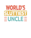 Discover World's Sluttiest Uncle Funny Dad Retro Father's D