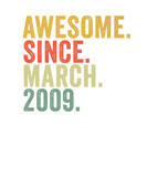 Discover 13Rd Birthday Awesome Since March 2009 For 13 Year