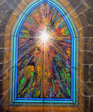 Discover Church stained glass window