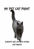 Discover My Pet Cat Print Funny Cat  Other Cat Print