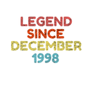 Discover Legend Since December 1998 Retro Birthday Gift