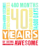 Discover Turning 40 Years Of Being Awesome - 40th Birthday