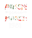 Discover March Girls 1981 Birthday Gift 40 Year Awesome Sin