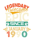 Discover Legendary Awesome Epic Since January 1990, 32Nd Bi