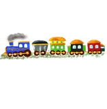 Discover Custom multi color train