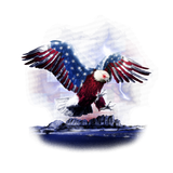 Discover Patriotic Cyborg Eagle