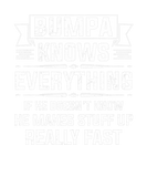 Discover Bumpa Knows Everything Funny Grandpa Father's Day