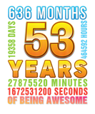 Discover 53 Years 636 Months Of Being Awesome 53Rd Birthday