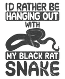 Discover I'd rather be hanging out with my black rat snake sleeveless