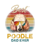 Discover Poodle Dog Best Dad Ever Father Day Retro