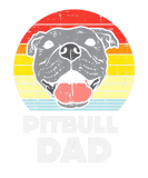 Discover Mens Pitbull Dad Sunset Retro Pittie Pitty Pet Dog