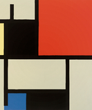 Discover Mondrian Composition Modern Abstract Painting Art