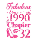Discover Chapter 32 Fabulous Since 1990 32Nd Birthday