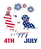 Discover 4Th July American Flag Three Red White Dachshund B