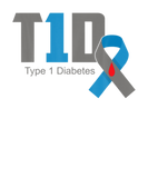 Discover T1D Type 1 Diabetes Awareness Blue