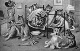 Discover Naughty Kittens, Louis Wain