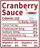 Discover Cranberry Sauce Nutrition Facts - Matching Xmas
