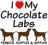 Discover I Love My Three Chocolate Lab Dogs