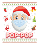 Discover Pop-Pop Christ-Mask Santa Face Mask Christmas Swea