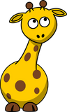 Discover Cute Animal Yellow Giraffe -  Sweater