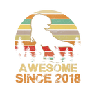 Discover Awesome Since 2018 Dinosaur T Rex 4Th Birthday 4 Y