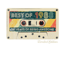 Discover Vintage Best Of 1988 Birthday Retro 80S 34Th Birth