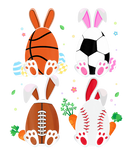 Discover Easter Day Cute Easter Bunny Ball Sports Lover