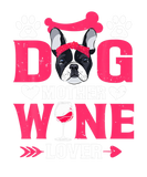 Discover Funny English Bulldog Dog Mother Wine Lover Mother