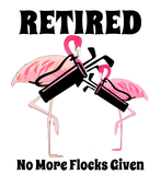 Discover Cute Golf Theme Flamingos Novelty Retirement