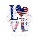 Discover Mom Life 4Th Of July Love Heart American Flag Fami