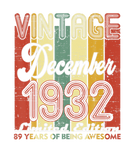 Discover 89 Years Old Retro December 1932 89Th Birthday Dec