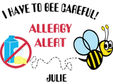 Discover No Dairy Bumblebee Allergy Alert