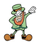 Discover Dabbing Leprechaun Gnome St. Patrick's Day Dab