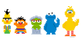 Discover Pixel Sesame Street Characters