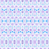 Discover Purple Blue Flower Pattern