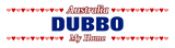 Discover DUBBO - My Home - Australia; Red & Pink Hearts