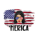 Discover Funny All American Girl Merica USA Patriotic 4Th J