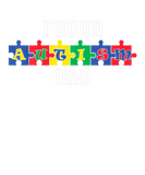 Discover Proud Autism Dad Autism Awareness Father Vintage