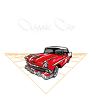 Discover Classic Car Garage Custom Name Red Vintage Car