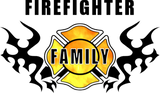 Discover Firefighter Family  Baby Bodysuit