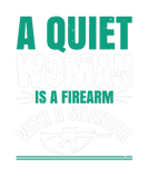 Discover A quiet woman is a firearm with a silencer