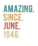 Discover Amazing Since June 1946 76 Year Bday Gift 76Th Bir