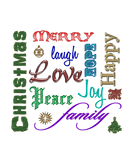 Discover Christmas Word Picture Color