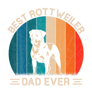 Discover Best Rottweiler Dog Dad Ever Retro Graphic Father'