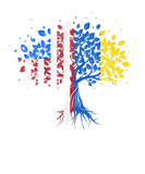 Discover Ukrainian Roots American Flag Grown Tree Life Gift