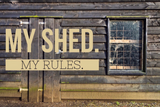 Discover My Shed My rules Design Womans T