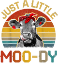 Discover Cow Mooey Just A Little Moody Funny Vintage Retro