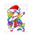 Discover Dabbing Unicorn Santa Hat Funny Christmas Outfits